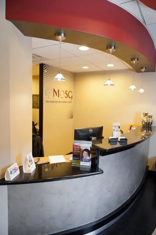 The Maryland Oral Surgery Group office photo from desk