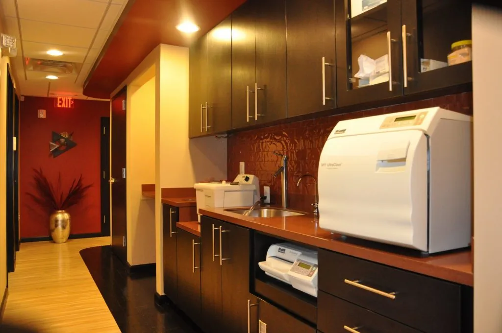 The Maryland Oral Surgery Group office photo sterilization room